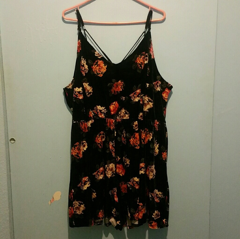Xhilaration Velvet Romper